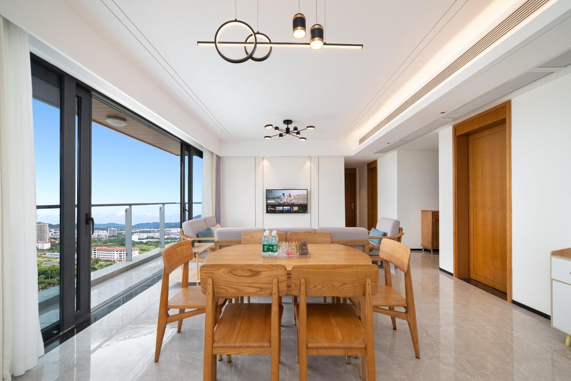 Elnob Seaview Aparthotel Hai Tang Bay Sanya Bagian luar foto